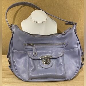 Kathy Van Zeeland Lavender Shoulder Bag